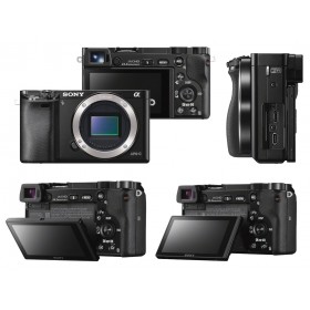 SONY Alpha α6000 E-mount Mirrorless Camera Body only ( White / Graphite Gray / Silver / Black )